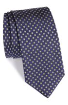 Men's Eton Floral Silk Tie, Size - Yellow