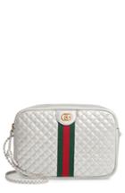 Gucci Small Quilted Metallic Leather Shoulder Bag - Metallic