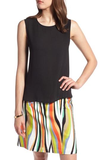 Women's Halogen Tie Back Top - Black