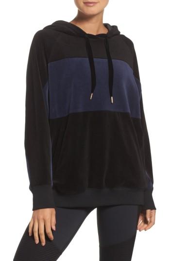 Women's Alala Velour Hoodie - Black