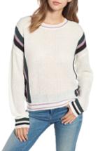 Women's Bp. Mix Stripe Sweater, Size - Ivory