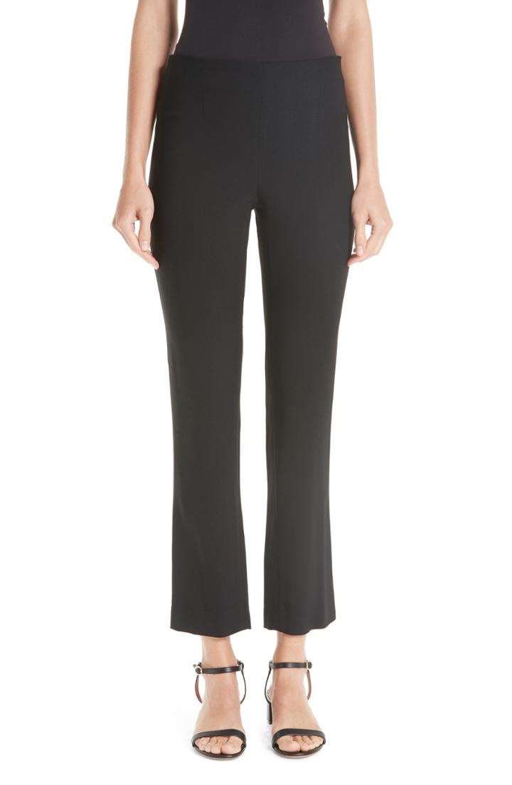 Women's Mansur Gavriel Straight Leg Pants Us / 38 It - Black