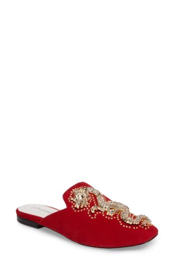 Women's Jeffrey Campbell Ravis-drag Loafer Mule .5 M - Red