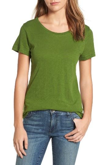 Women's Caslon Slub Crewneck Tee - Green