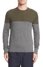 Men's Rag & Bone Camden Colorblock Cashmere Crewneck Sweater