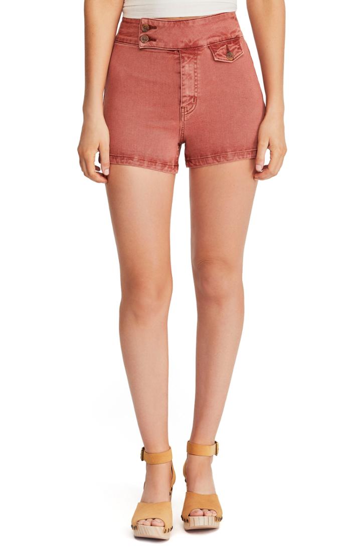 Women's Free People Sammi Retro Shorts - Orange