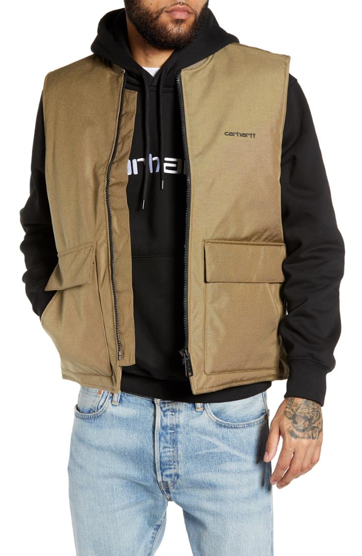 Men's Carhartt Work In Progress Payton Vest - Green