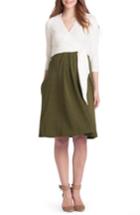 Women's Lilac Clothing Abby Maternity/nursing Dress, Size - Ivory