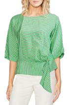 Women's Vince Camuto Stripe Dolman Sleeve Top, Size - Green
