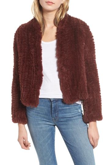 Women's Heartloom Rosa Faux Fur Jacket - Red