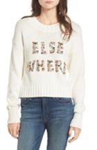 Women's Wildfox Elsewhere Embellished Sweater