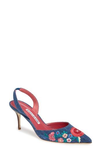 Women's Manolo Blahnik Fauna Slingback Pump