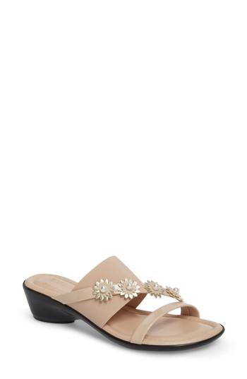 Women's Tuscany By Easy Street Paradiso Slide Sandal N - Beige