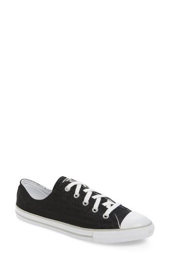 Women's Chuck Taylor All Star Dainty Low Top Sneaker M - Black