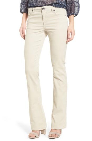 Women's Kut From The Kloth Baby Bootcut Corduroy Jeans - Brown