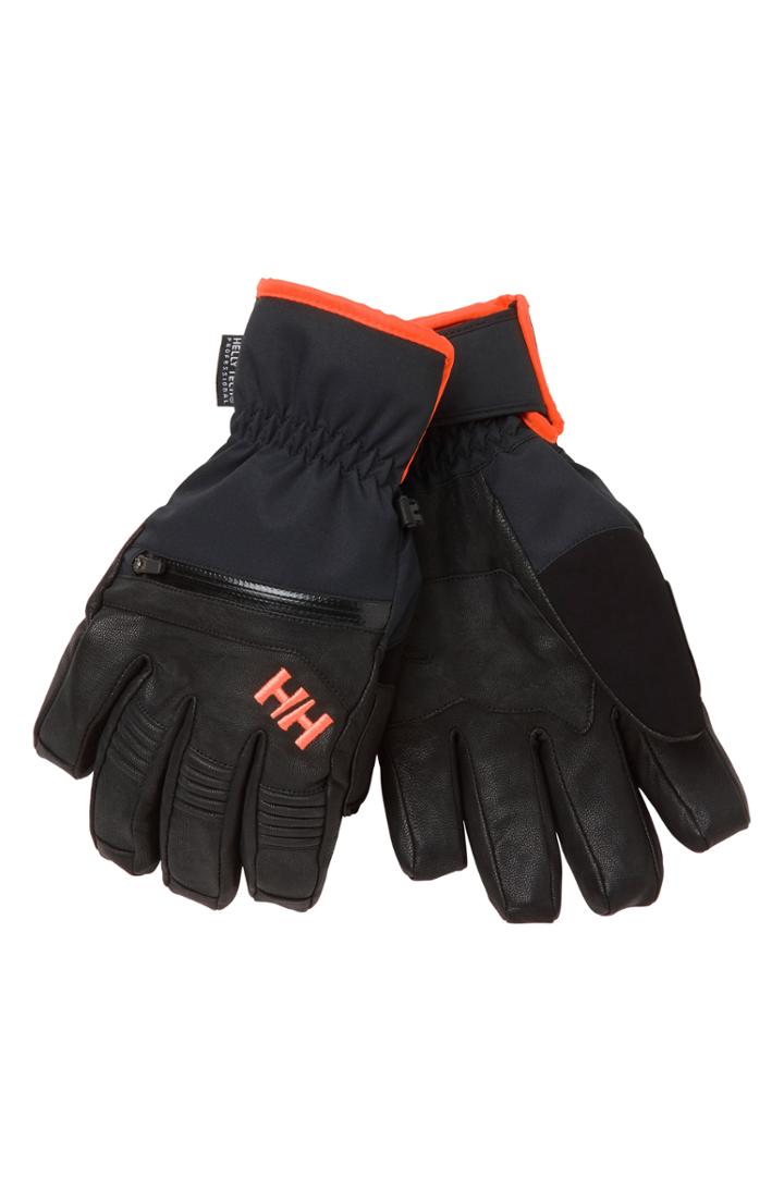 Men's Helly Hansen Alpha Warm Helly Tech Ski Gloves - Black
