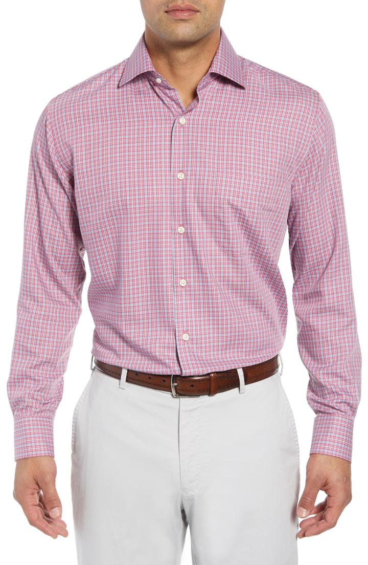 Men's Peter Millar Province Fit Check Sport Shirt