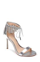 Women's Jewel Badgley Mischka Darielle Ankle Strap Sandal M - Metallic