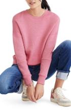 Women's Madewell Mainstay Sweatshirt, Size - Pink
