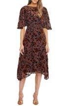 Women's Astr The Label Sadie Floral Burnout Dress - Brown
