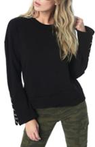 Women's Joe's Flare Sleeve Sweatshirt - Black