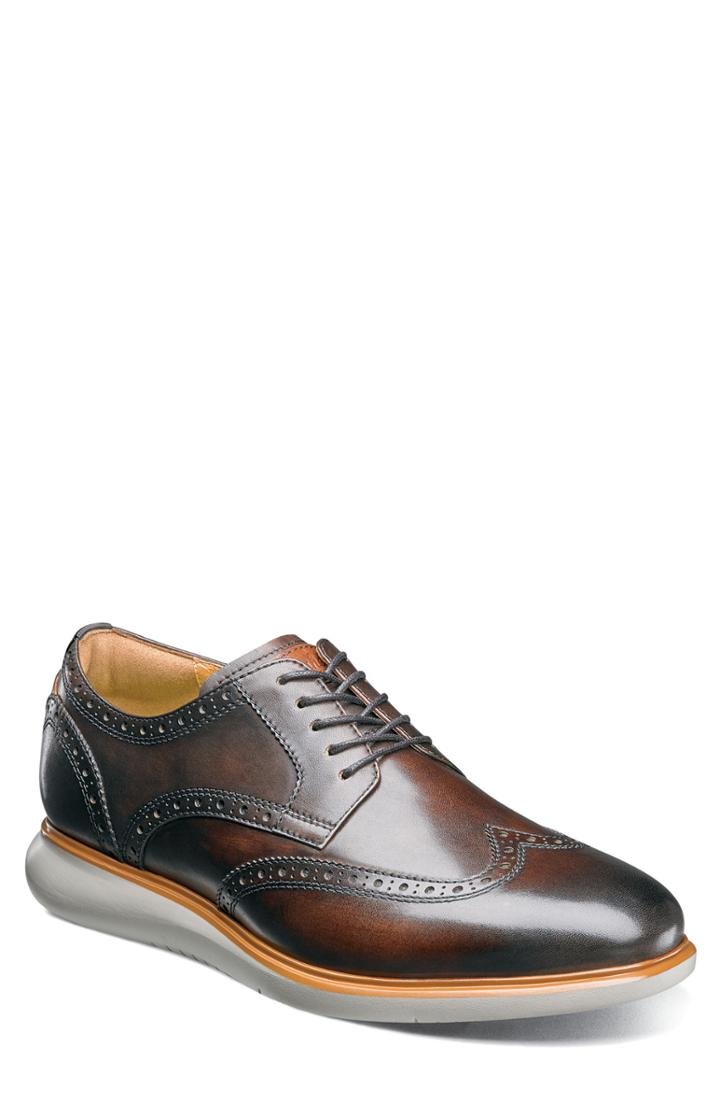 Men's Florsheim Fuel Wingtip Eee - Brown