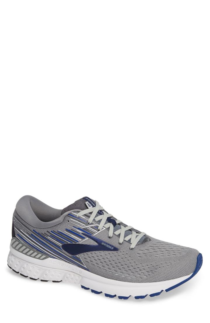 Men's Brooks Adrenaline Gts 19 Running Shoe .5 Eeee - Grey