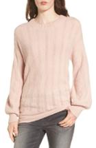 Women's Hinge Open Back Sweater, Size - Pink