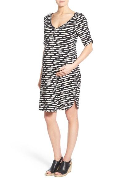 Women's Tart Maternity 'farren' Knit Maternity Dress - Black