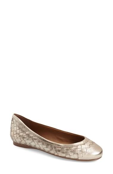Women's French Sole 'queen' Flat M - Metallic