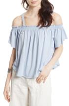 Women's Free People Darling Off The Shoulder Top - Blue