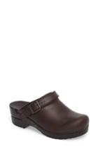 Women's Dansko Ingrid Clog .5-5us / 35eu M - Brown