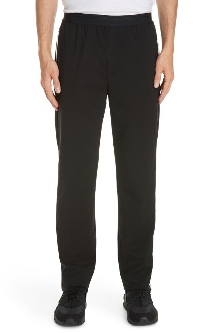 Men's Helmut Lang Wool Pants - Black