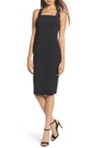 Women's Maria Bianca Nero Kendra Elastic Strap Low Back Sheath Dress - Black