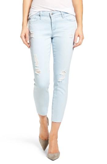 Women's Ag The Stilt Crop Skinny Jeans - Blue