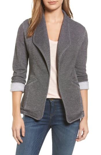 Women's Caslon Knit Blazer, Size - Black