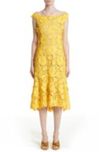 Women's Naeem Khan Flutter Hem Lace Dress
