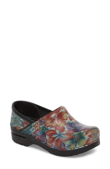 Women's Dansko 'professional' Clog .5-6us / 36eu M - Green
