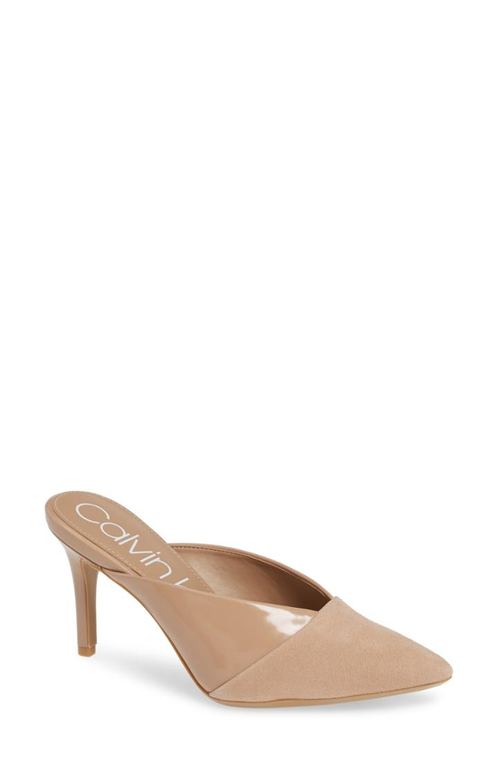 Women's Calvin Klein Gosha Mule .5 M - Beige