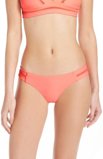 Women's Pilyq Stitch Bikini Bottoms - Coral