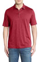 Men's Tommy Bahama 'portside Player Spectator' Pima Cotton Polo, Size Medium - Red