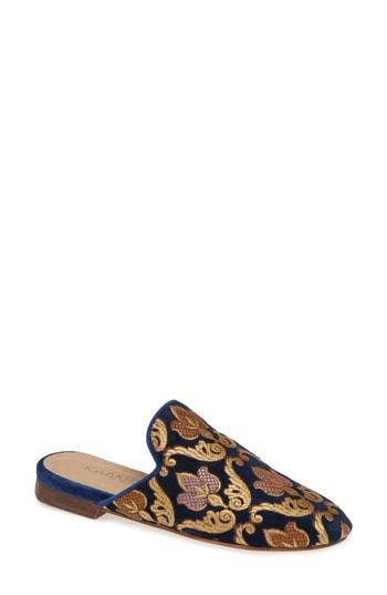 Women's Kaanas Florence Embroidered Mule M - Blue