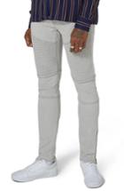 Men's Topman Stretch Skinny Biker Jeans 32 - Grey