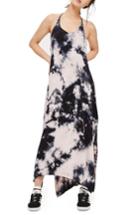 Women's Topshop Tie Dye Halter Maxi Dress Us (fits Like 0) - Blue
