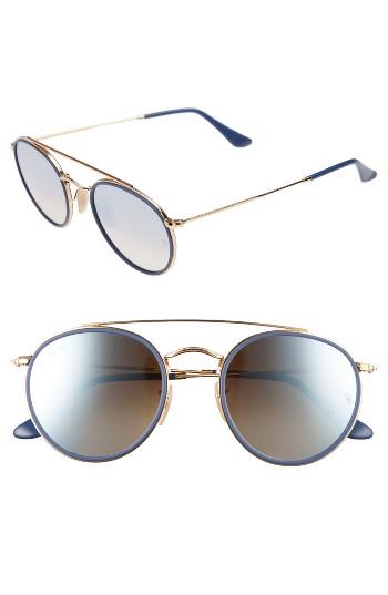 Women's Ray-ban 51mm Sunglasses - Gold/ Mirror