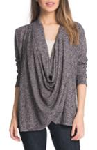 Women's Bun Maternity So Soft Three-way Maternity/nursing Wrap - Grey