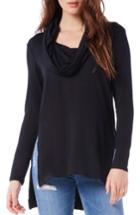 Women's Michael Stars Cowl Hood Tunic - Black