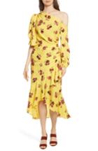 Women's A.l.c. Florence One-shoulder Silk Dress - Yellow