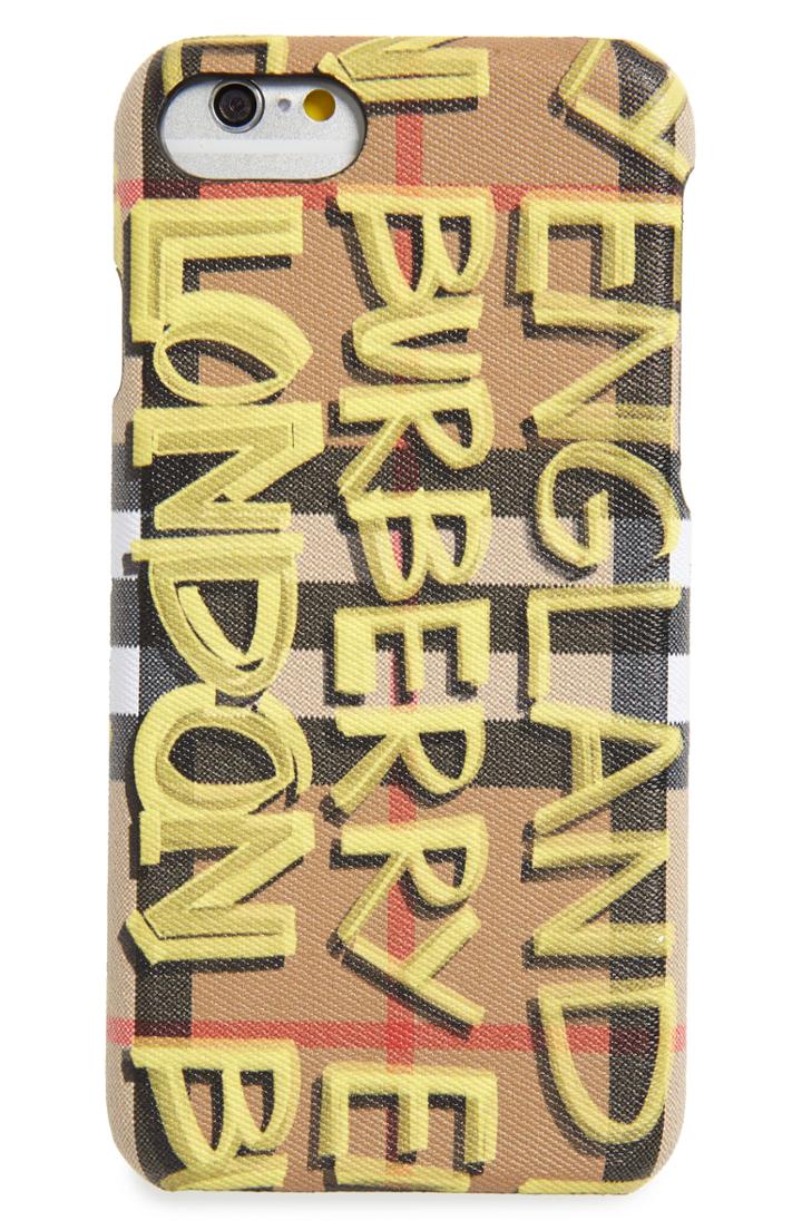 Burberry Rufus Graffiti Print Iphone 8 Case -