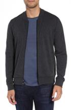 Men's Robert Barakett Front Zip Knit Jacket - Black